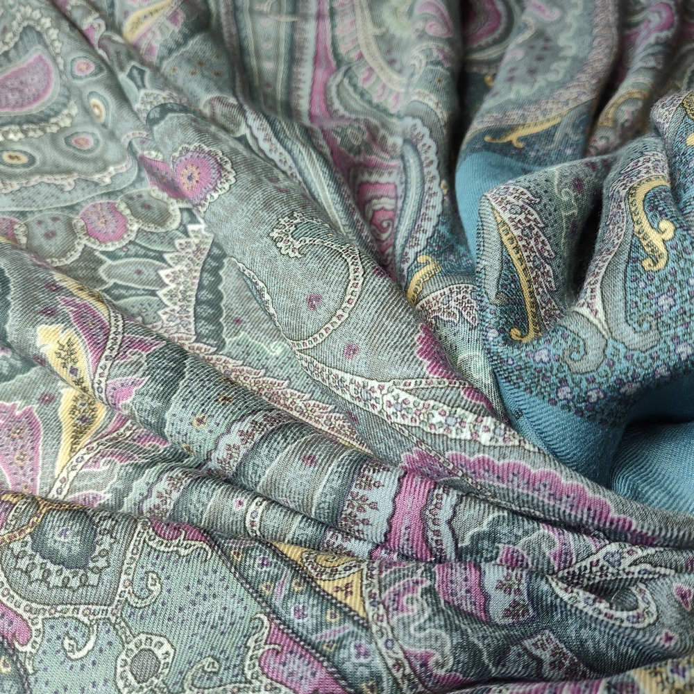 Etro Multicolor Paisley Scarf - Picture 5 of 8
